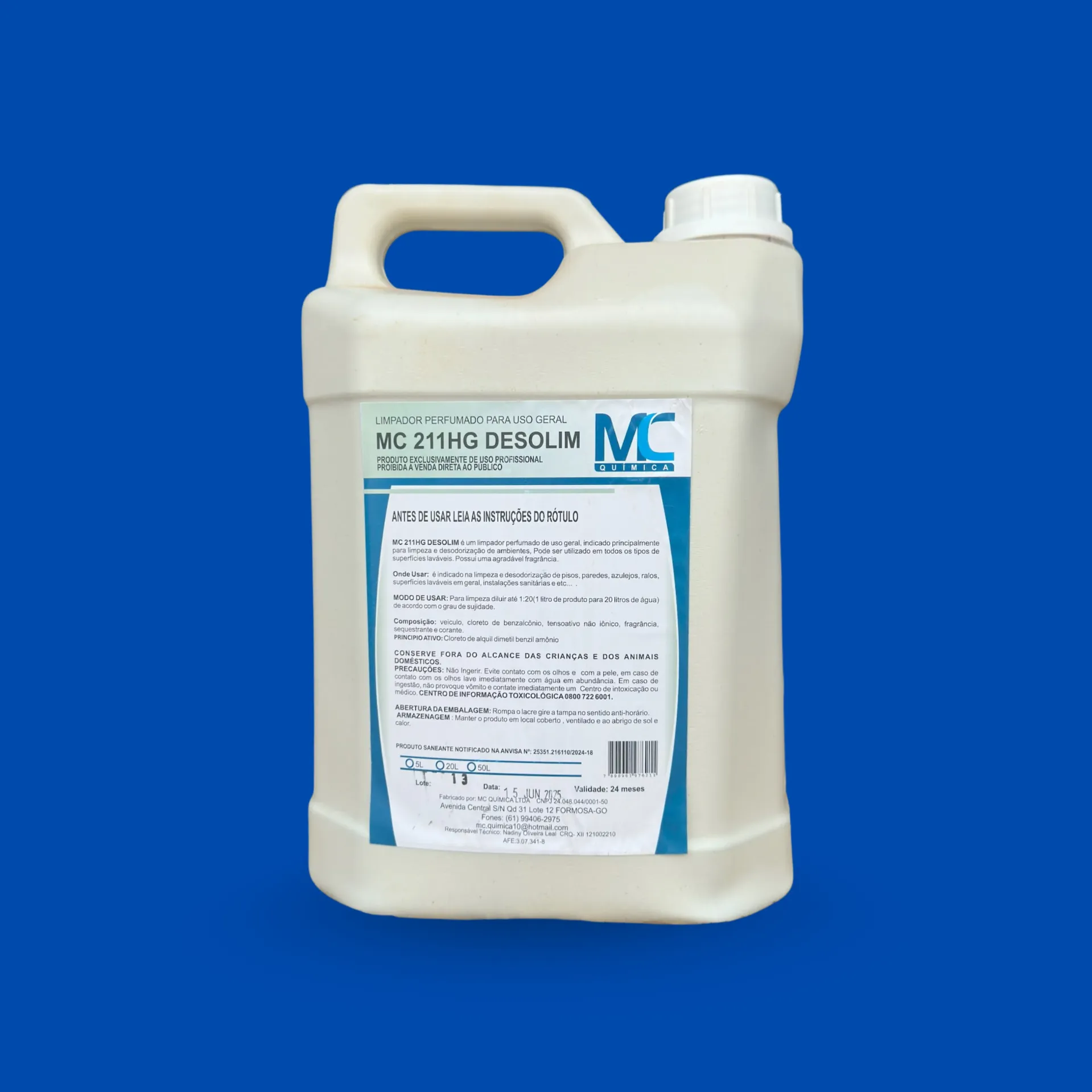 MC 211HG - DESINFETANTE DESOLIM