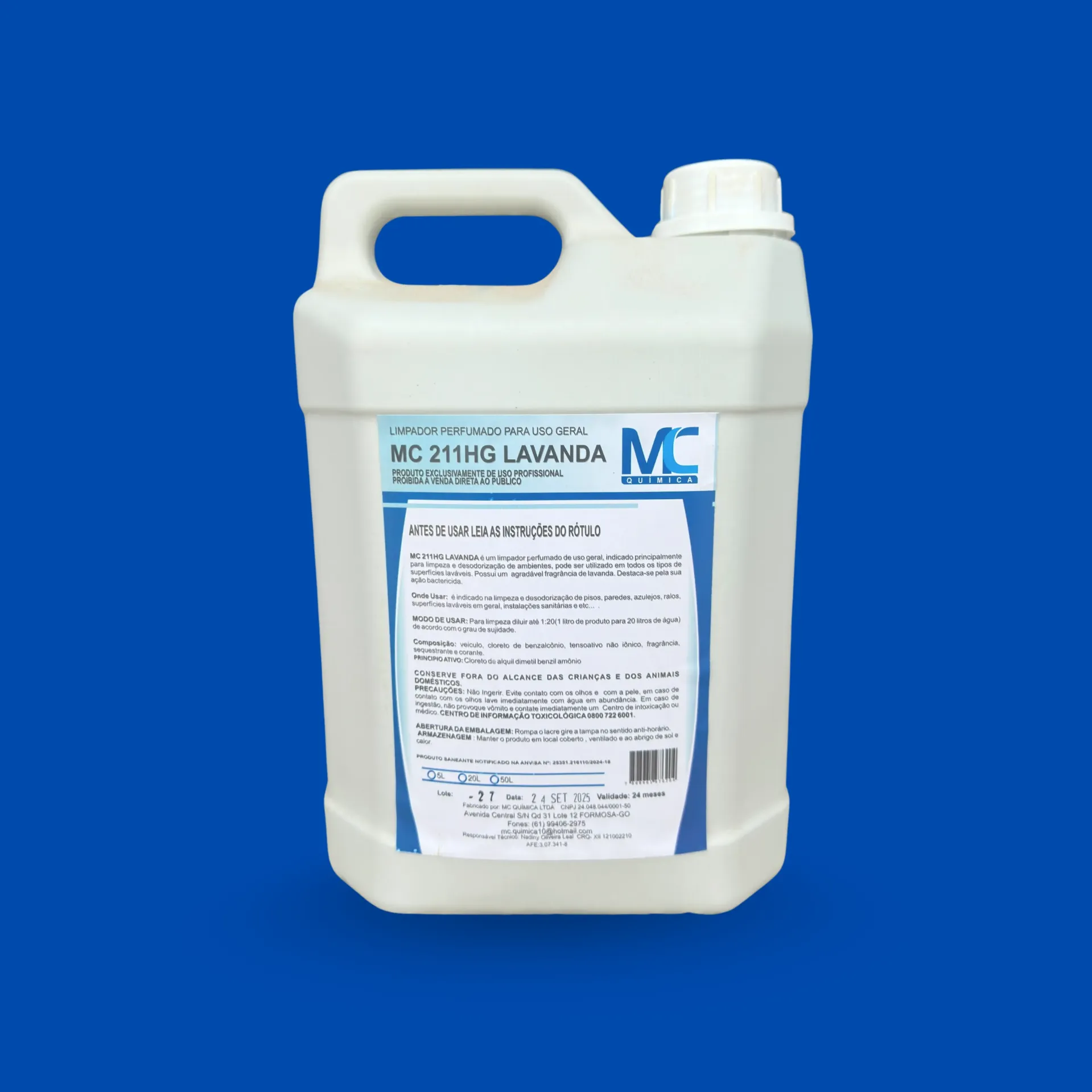 MC 211HG - DESINFETANTE LAVANDA